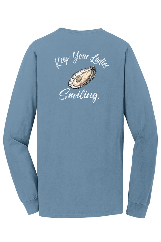 “Keep’em Smiling” Long-Sleeve Tee