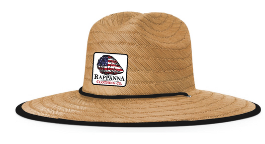 Old Glory Lined Waterman Straw Hat