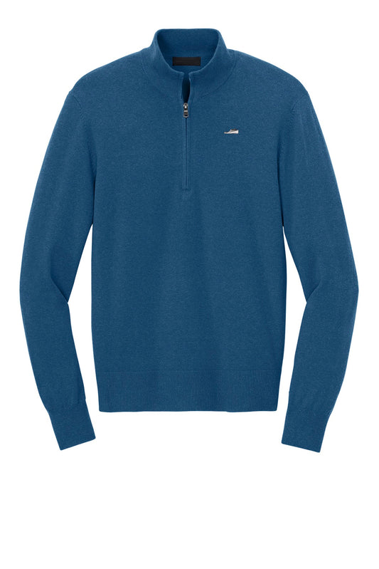 "Deadrise" Quarter-Zip Sweater